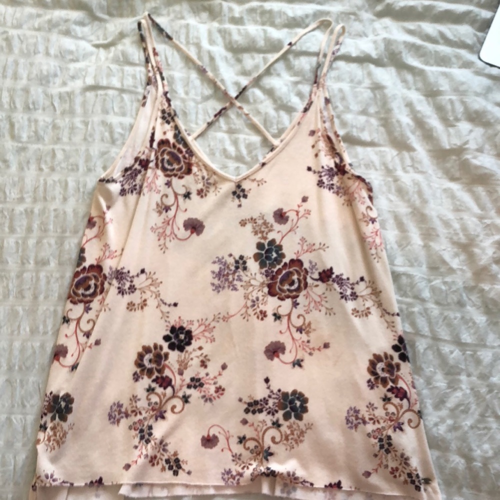 AE floral tank